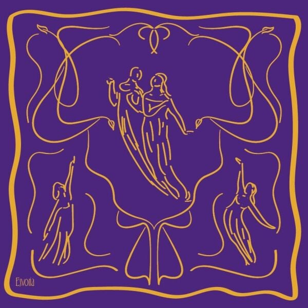 Purple Soul - %70 Pamuk %30 İpek Fular