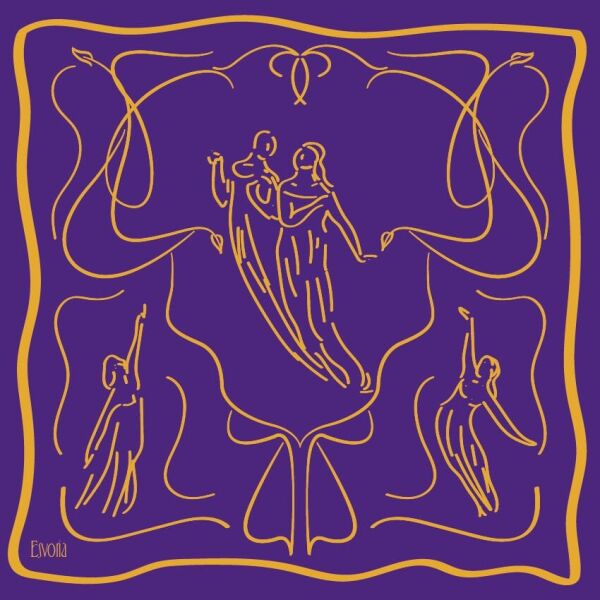 Purple Soul - %70 Pamuk %30 İpek Fular